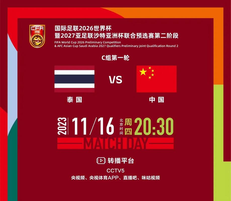 中国泰国世预赛