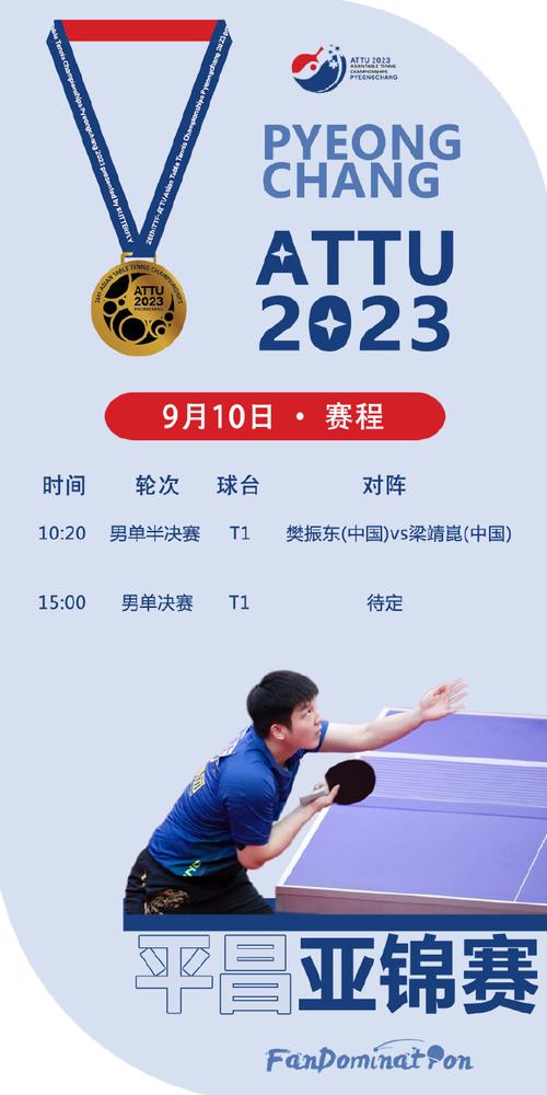 乒乓球比赛2023赛程直播的相关图片